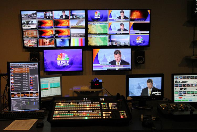 KLDT Broadcast Production Control Room