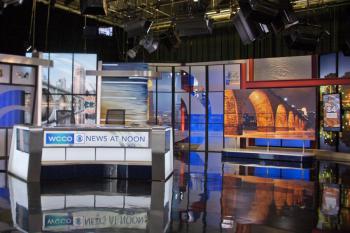 News Broadcast Set Display